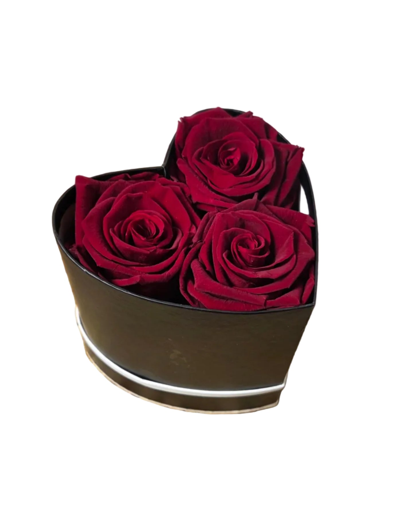 Tres Roses Heart Box